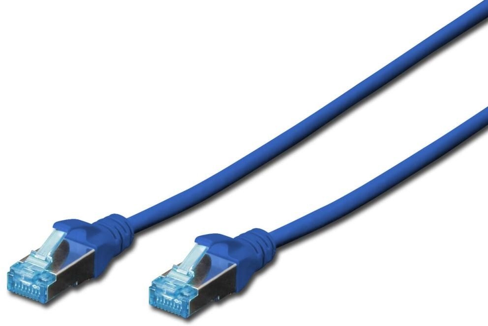 DIGITUS Patch-Kabel RJ-45 (M) zu RJ-45 (M) 2m Kupfer SF/UTP Cat 5e blau (DK-1531-020/B)