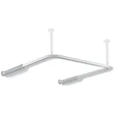Hewi Duschvorhangstange 120 x 123,7 cm weiß