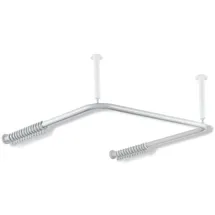 Hewi Duschvorhangstange 120 x 123,7 cm weiß