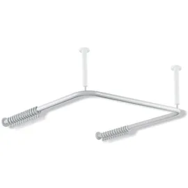 Hewi Duschvorhangstange 120 x 123,7 cm weiß