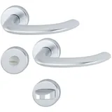 HOPPE Rosettengarnitur Marseille Aluminium grau