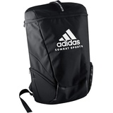 adidas Unisex – Erwachsene Backpack Combat Sports Rucksack, schwarz/weiß, L