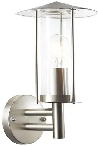 Brilliant Außenwandleuchte Giffy edelstahl E27 max. 60W