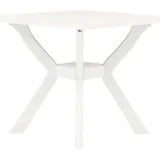 vidaXL Bistrotisch 70 x 70 x 72 cm Weiß