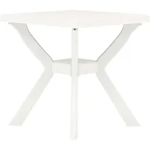 vidaXL Bistrotisch 70 x 70 x 72 cm Weiß