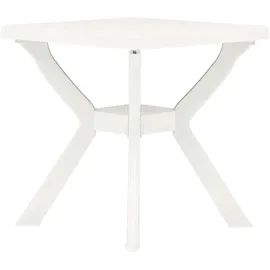 vidaXL Bistrotisch 70 x 70 x 72 cm Weiß