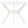 vidaXL Bistrotisch 70 x 70 x 72 cm Weiß