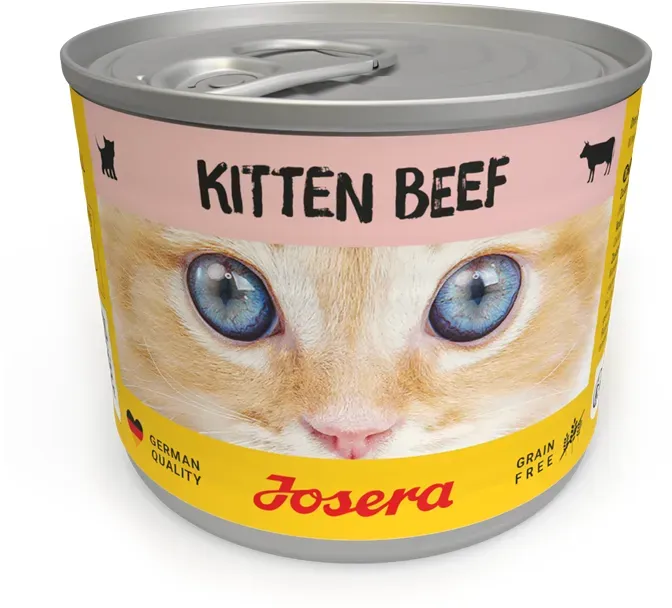 JOSERA Kitten Rindfleisch-Nassfutter für Kätzchen 200g