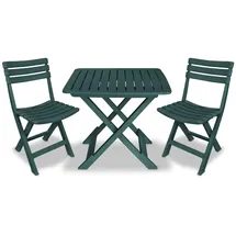 vidaXL Bistroset 3-tlg. grün klappbar 43582