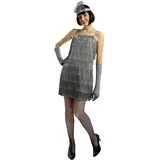 Funidelia | 20er Jahre Kostüm Die Telefonistinnen für Damen Kabarett, Charleston - Kostüm für Erwachsene & Verkleidung für Partys, Karneval & Halloween - Größe S - M - Braun