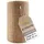 Creative Deco Tischläufer Jute floral Beige/Braun 20 cm x 10 m