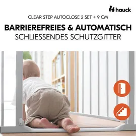 hauck Treppenschutzgitter Clear Step Autoclose 2 84-89 cm Weiß