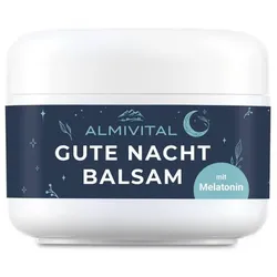 ALMIVITAL Gute Nacht Balsam mit Melatonin, Lavendel & Melisse – Unterstützung beim Einschlafritual 100 ml