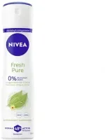 NIVEA Fresh Pure Deo Spray, ohne Aluminium 81694 , 1 Dose = 150 ml