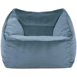 I.C.O.N. icon Sitzsack Sessel für Erwachsene, Hellblau, Textil, 1-Sitzer, Freiform, 97x73x84 cm, Hergestellt in Deutschland, Oeko-Tex® Standard 100, Reach, Wohnzimmer, Hocker, Sitzsäcke, XXL Sitzsäcke