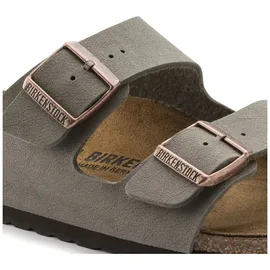 Birkenstock Arizona Birko-Flor Nubuk schmal stone 40