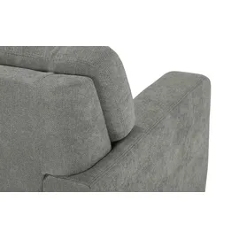 Smart Eckcouch Mikrofaser 2-Sitzer Grau