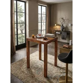 KADIMA DESIGN Bartisch 80 x 80 x 110 cm Braun