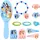 Bluey 11-teiliges rosafarbenes Set Haarstyling-Spielset