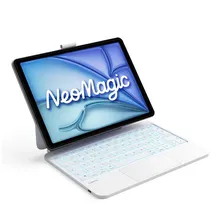 Inateck Magnetische Tastatur Hülle für iPad Air 11" M4/M3/M2, Air 5/4, Pro 11 4/3/2/1 Weiß