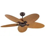 LUCCI Fijian II 132 cm Deckenventilator Braun