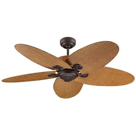 LUCCI Fijian II 132 cm Deckenventilator Braun