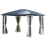 Brast Alu-Pavillon Premium 3x4m beige