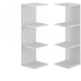 Vicco Wandregal Paolo, 30 x 95 cm 2er Set