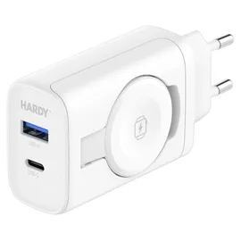 Hardy 3MK HARDY Charger PD 2in1 33W für Apple iPhone/Watch/iPad - Weiß