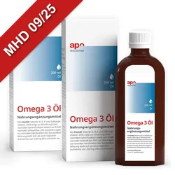 Omega 3 Öl mit Vitamin A, D und E von apodiscounter