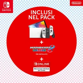 Nintendo Switch OLED weiß + Mario Kart 8 Deluxe