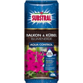 Substral Balkon & Kübel Blumenerde Aqua Control 40 l