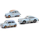 Schuco 452671600 - MHI Set VINTAGE RACING blau 1:87
