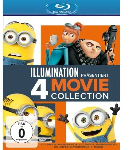 Ich - Einfach unverbesserlich 1-3 & Minions [4 BRs]