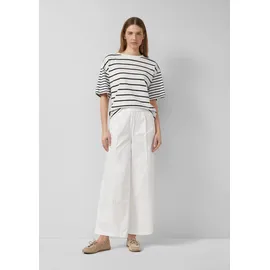 s.Oliver Wide-Leg-Culotte Hosen Weiß 38