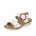 Riemchensandalen Damen Weiß 43