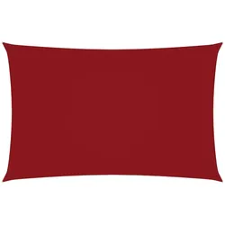 vidaXL Sonnensegel Oxford-Gewebe Rechteckig 5x8 m Rot