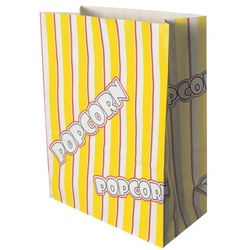 Papstar Popcorn Tüten, 100 Stück gelb, 19x24.5x9.5 cm