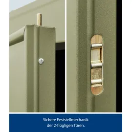 Hörmann Gerätehaus Berry Modern 2,48 x 1,53 m Schilfgrün