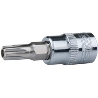 KS Tools 1/4" CHROMEplus Bit-Stecknuss TX mit Stirnlochbohrung,TB8