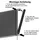 Hanse Sichtschutzstreifen 35 m x 19 cm Anthrazit PVC