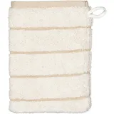 CAWÖ Waschhandschuh Balance 16 x 22 cm Baumwolle Beige Natur