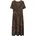 Midi-Wickelkleid Schwarz 38
