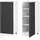 Vicco Hochschrank R-Line 60 x 60 x 143 cm Anthrazit