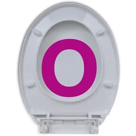 vidaXL Toilettensitz mit Absenkautomatik Quick-Release Weiß