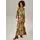 Aniston CASUAL Maxikleid Blumen/Paisley Grün/Orange/Pink/Schwarz 40