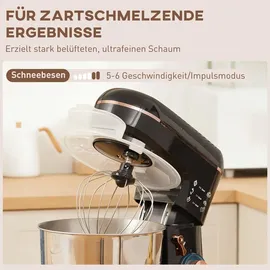 Homcom Knetmaschine 5,5L Schwarz