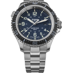 Traser H3 Tactical Adventure Collection P67 SuperSub 109375 - blau,silber - 46mm