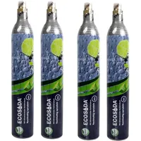 Wassersprudler Kartusche ECO SODA CO2 Universal Zylinder Tauschzylinder Sprudel Ersatz Biogen Neu 2er Pack