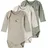 NAME IT - Kid's Body LS FOX 3-Pack - Alltagsunterwäsche Gr. 86 grau